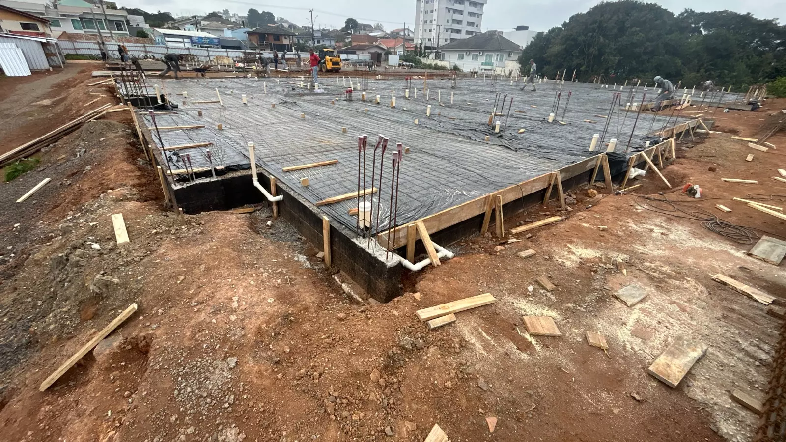 Com investimento de R$ 4,9 milhões, obras do novo Ceim Primeiros Passos avançam em Lages