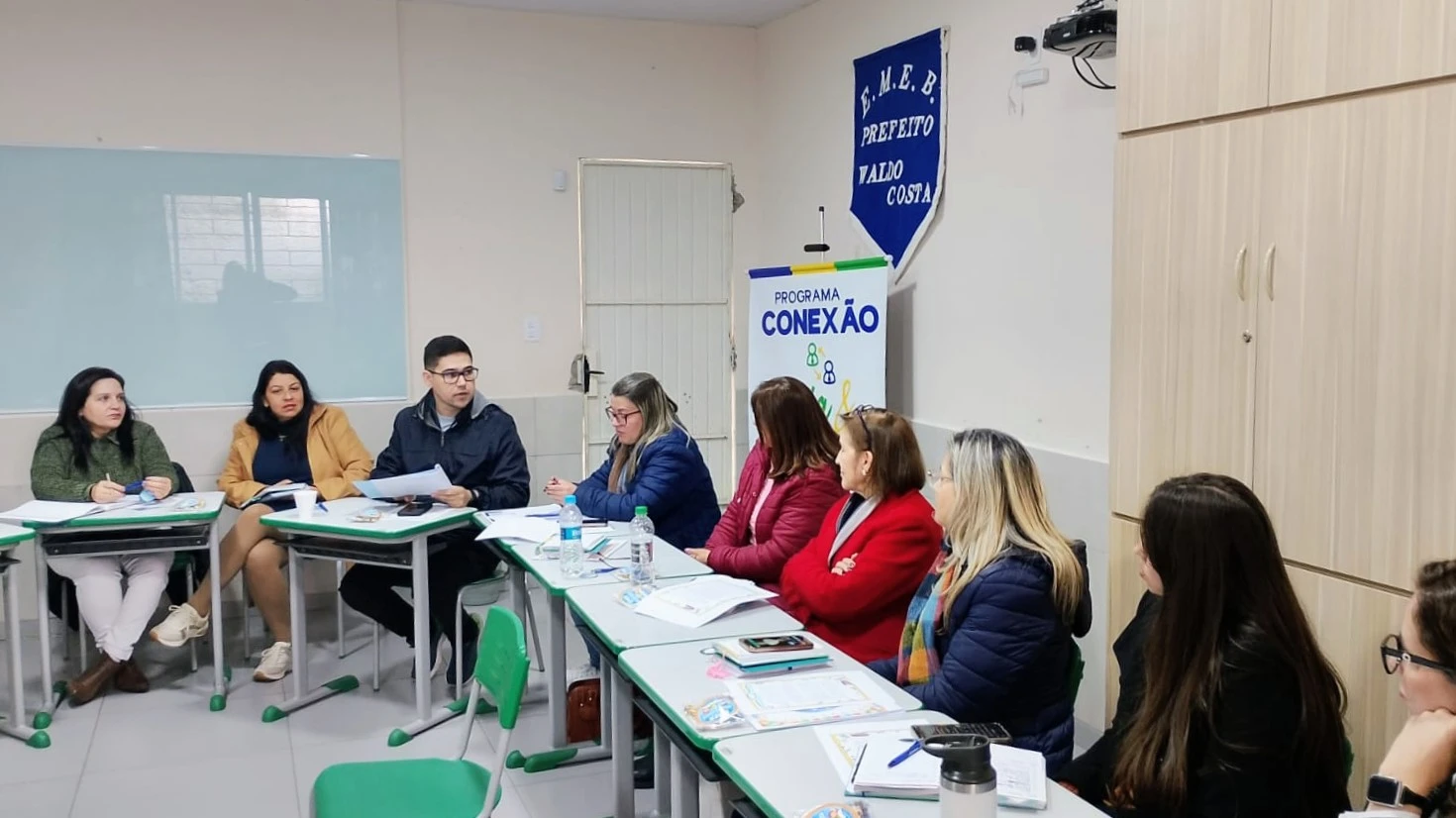 Emeb Prefeito Waldo Costa sedia 3ª edição do Programa Conexão Escola & Direção
