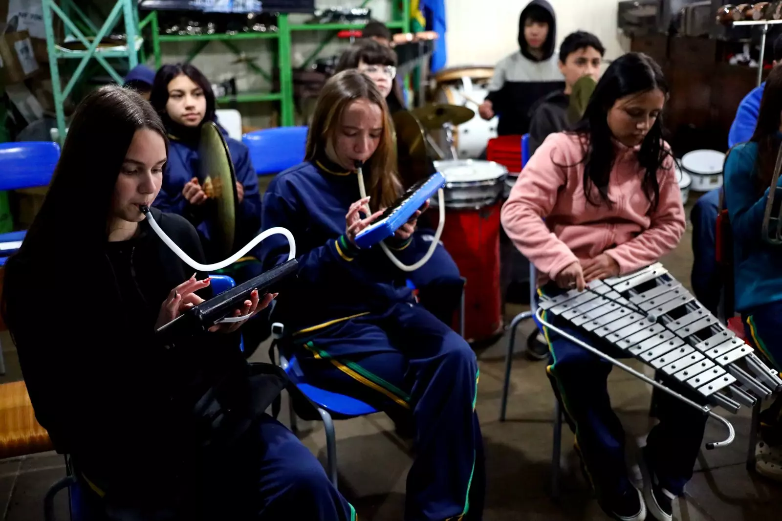 Banda Lobos da Serra da Emeb Aline Giovana Schmitt conquista título inédito na Copa Alto Vale de Bandas e Fanfarras