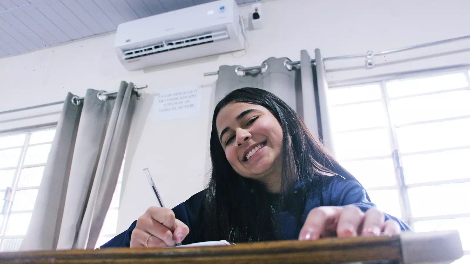 Novos aparelhos de ar-condicionado garantem conforto térmico para crianças e estudantes do Sistema Municipal de Educação