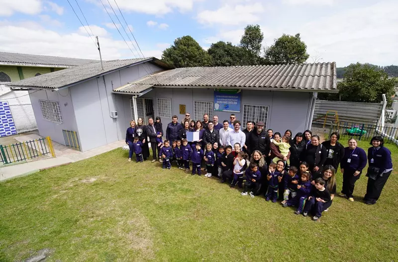 Prefeitura de Lages assina ordem de serviço para obras de reforma e ampliação do Ceim Andrea Maris Santa'Ana